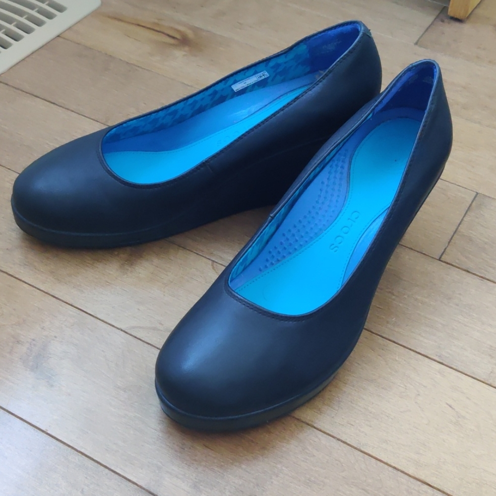 Crocs Wedges Genuine Leather